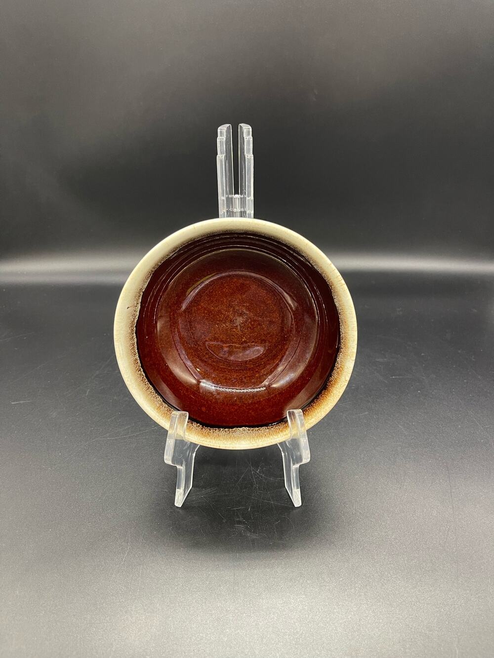 Vintage Pfaltzgraff Brown Drip Glaze Cereal Bowl 5.5"